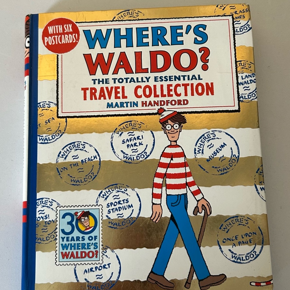 Where's Waldo? The Totally Essential Travel Collection - Gold & Red Cover